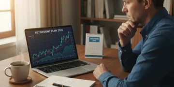 Person planning 401k contributions for 2026 cap
