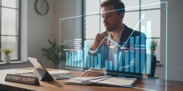 Financial planner reviewing annuity documents for US retirement in 2026