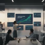 Financial professionals analyzing corporate bond market data for 2026