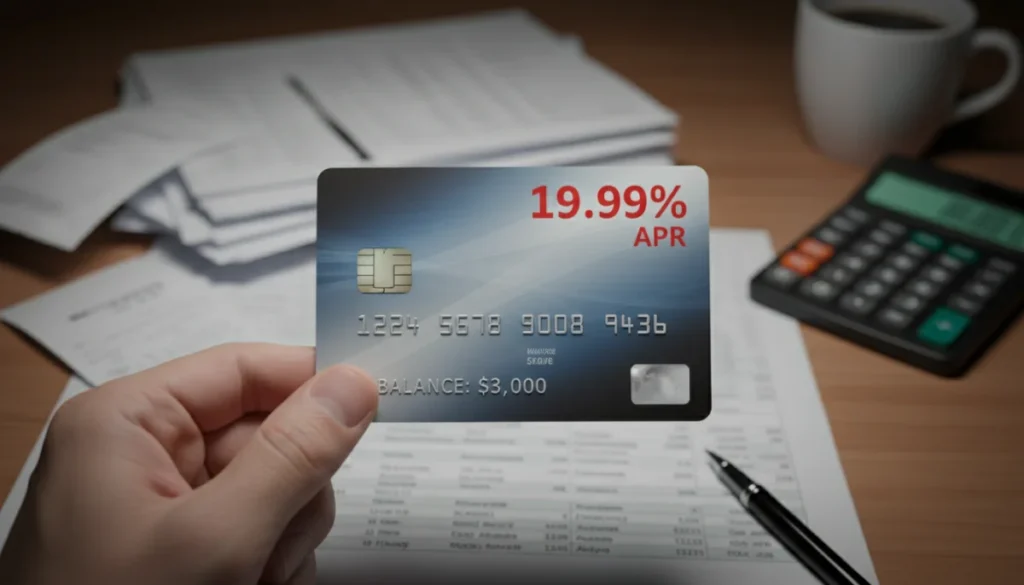 Credit Card Balance: 19.99% APR on $3,000 Costs Analyzed