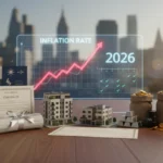 Diverse investment portfolio protecting against 2026 inflation