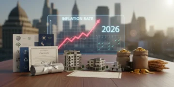 Diverse investment portfolio protecting against 2026 inflation