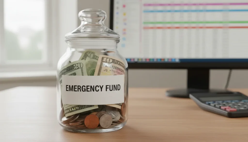 Emergency Fund: Save 3-6 Months by Mid-2026 US