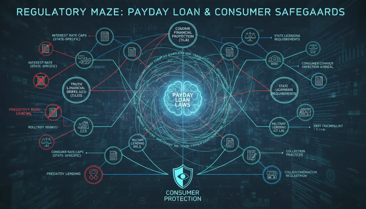 Complex regulatory framework for payday loans and consumer protection