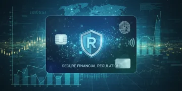 Secure credit card with digital protection shield