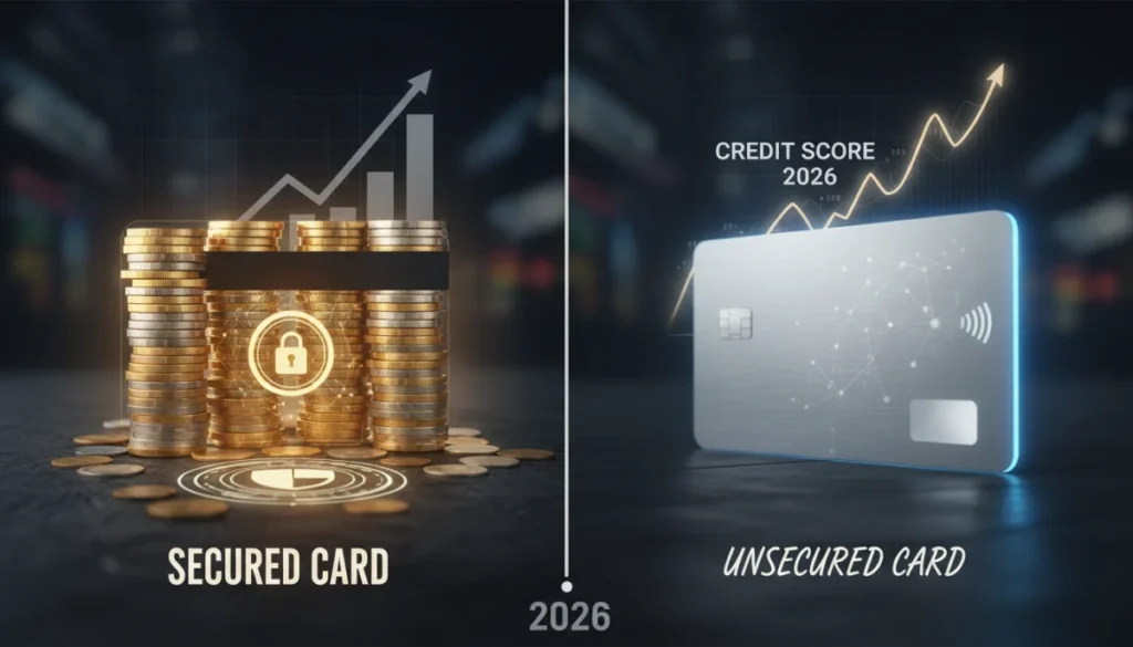 Secured vs. Unsecured Credit Cards: 500-600 Score Guide 2026